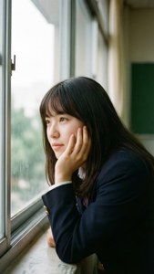 Daydreaming at Window
