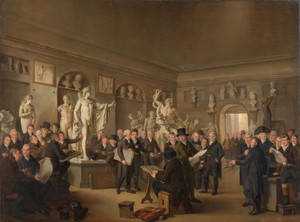 De beeldenzaal van de Maatschappij Felix Meritis