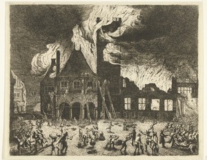 De brand in het Oude Stadhuis van Amsterdam, 1652