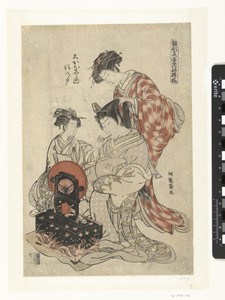 De courtisane Suminoto uit het Okanaya