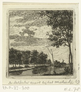 De Delftsevaart bij het molentje