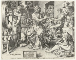De Deugdzame vrouw spint