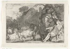 De engel belooft Abraham een zoon