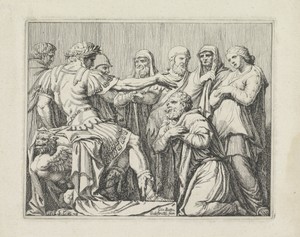 De familie van Darius voor Alexander