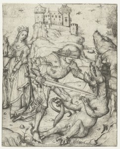 De H. Joris te voet