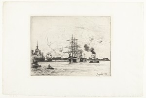 De haven van Rotterdam