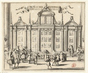 De heilige ark (aron hakodesj of hechal) in de Portugese Synagoge te Amsterdam, ca. 1695