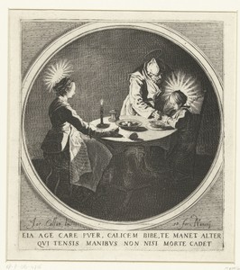 De Heilige Familie aan tafel