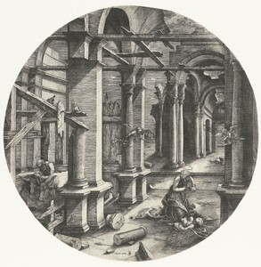 De Heilige Familie in Bethlehem