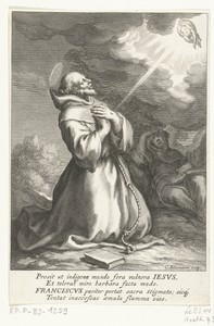 De heilige Franciscus ontvangt de Stigmata