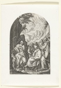 De Heilige Hiëronymus met zijn leerlingen