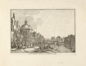 De kom in de trekvaart tussen Den Haag en Leiden in Leidschendam
