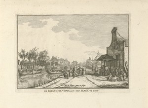 De kom in de trekvaart tussen Leiden en Den Haag in Leidschendam