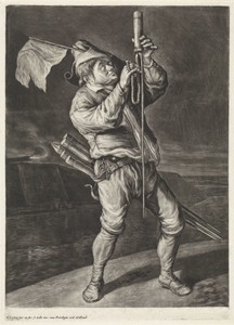 De man met de vuurpijl