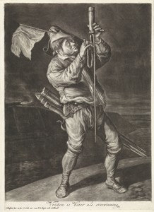 De man met de vuurpijl