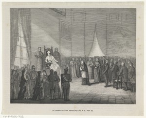 De Nederlandsche deputatie bij Z.H. Pius IX