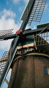 De Noord Windmill Close-Up