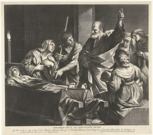 De opwekking van Tabita door de apostel Petrus