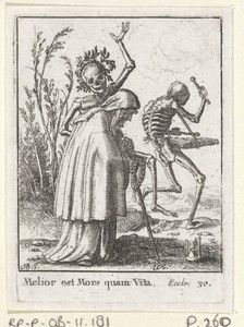 De oude vrouw en de Dood