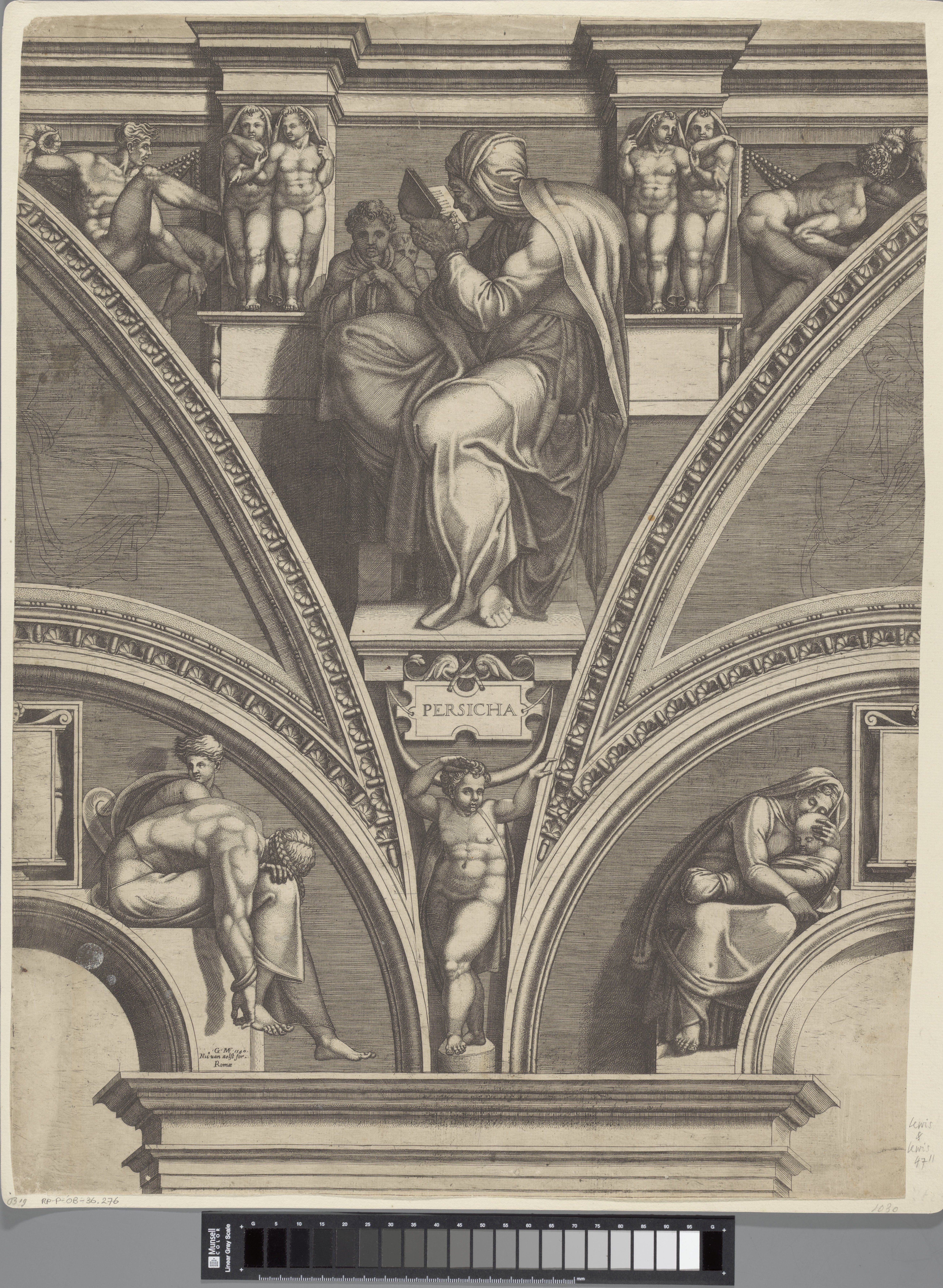 De Perzische Sibille by Giorgio Ghisi
