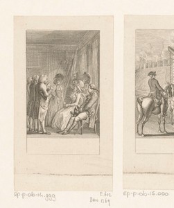 De prinses in het slot bij Schoonhoven op 29 juni 1787