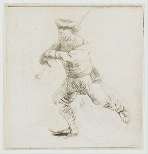 De schaatser
