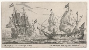 De schepen De Vrijheid en De Hazewind