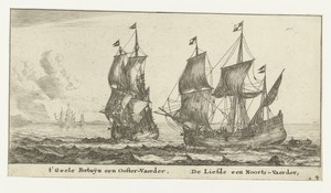 De schepen 't Gele Fortuin en De Liefde