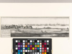 De Spaanse, Engelse en Hollandse vloten voor Deal (linkerhelft), 1639
