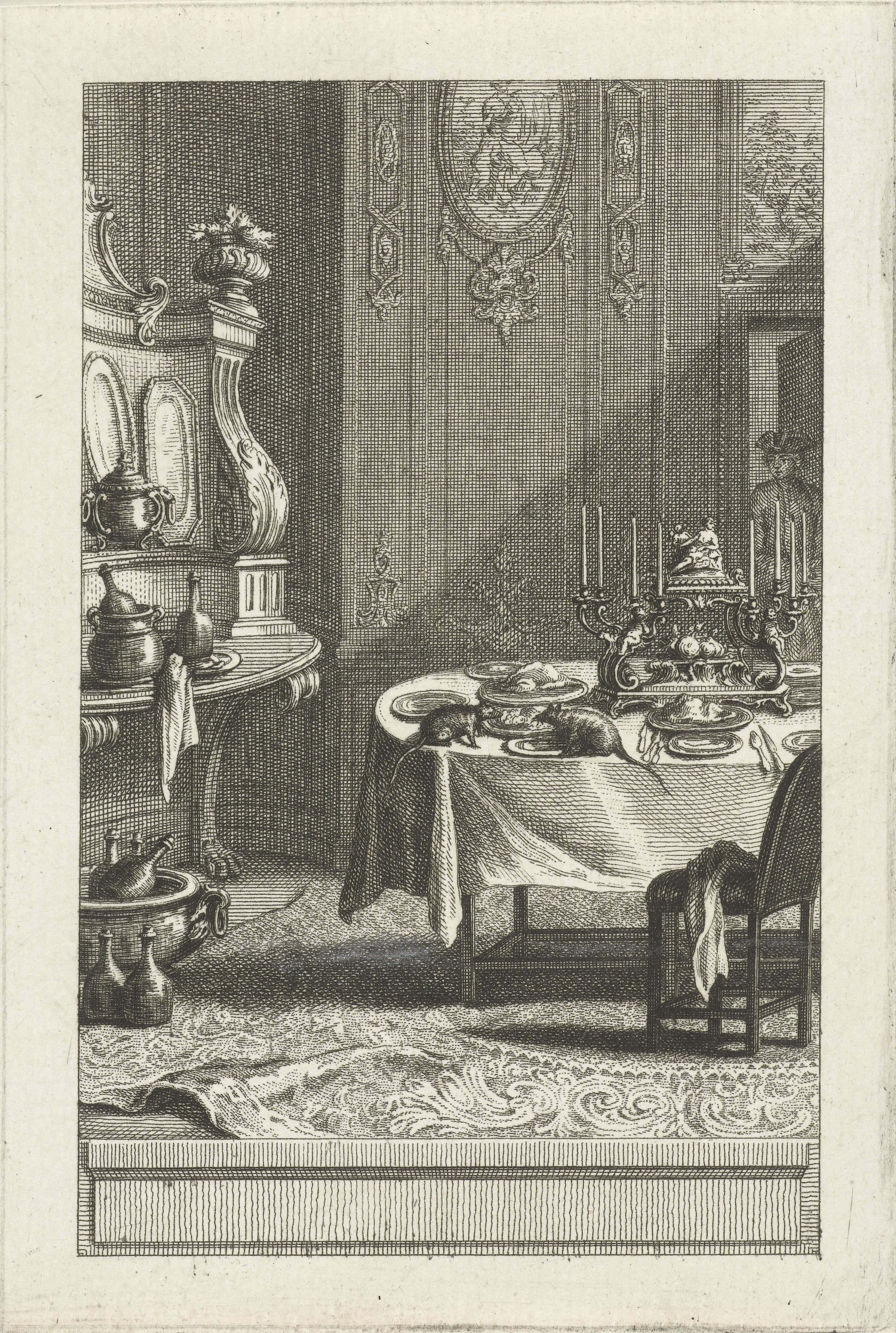 De stadsrat en de veldrat by Abraham Delfos
