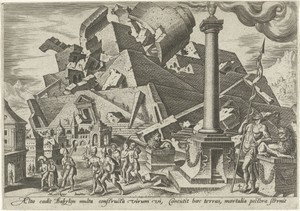 De vernietiging van de toren van Babel