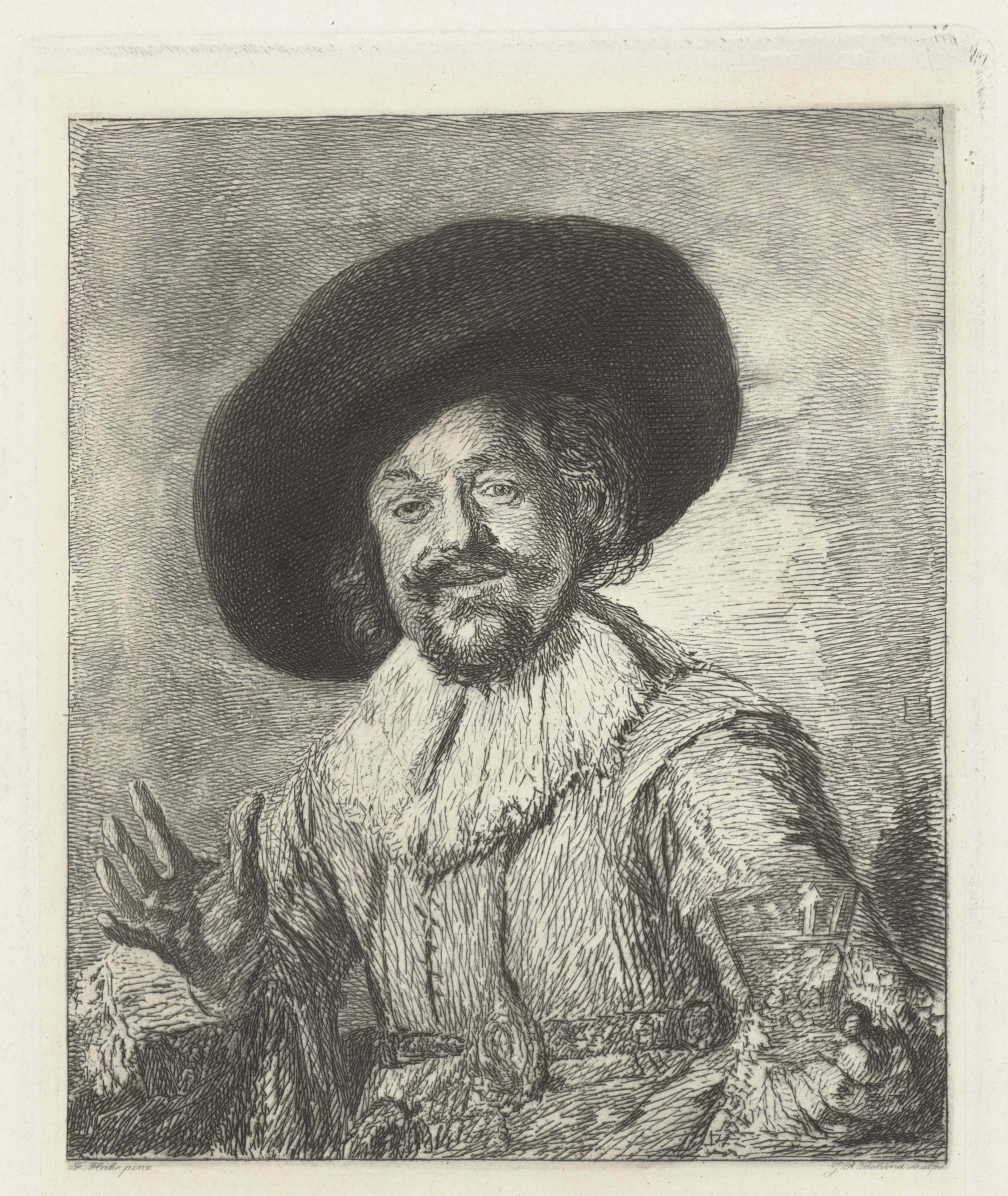 De vrolijke drinker by Johannes Arnoldus Boland