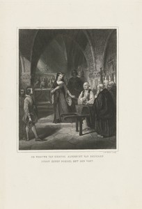 De weduwe van graaf Albrecht van Beieren doet afstand van zijn boedel