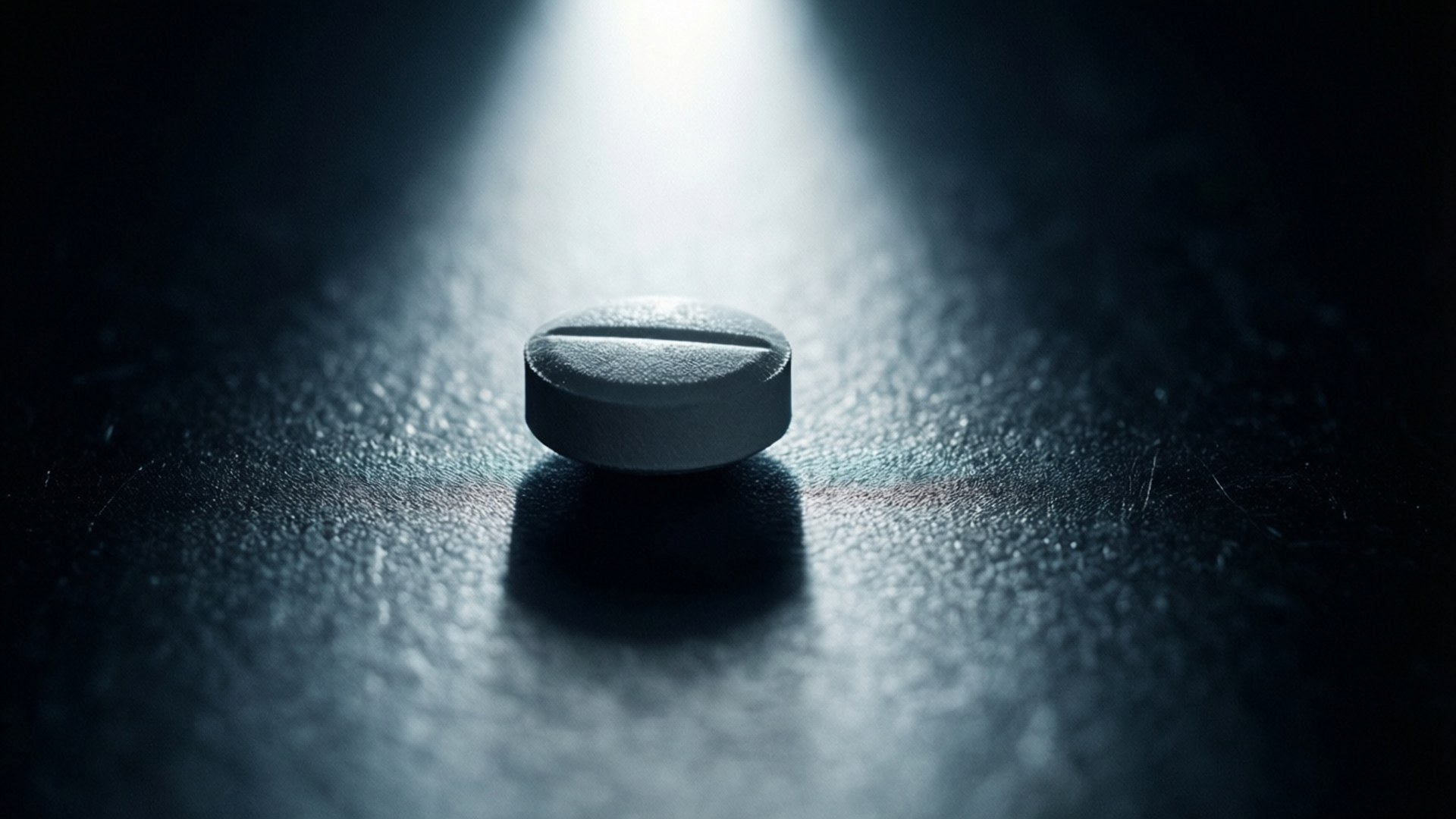 Deadly Pill on Dark Glass by Wallpapers.art Studio