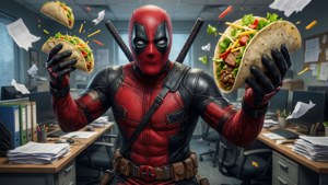 Deadpool Office Chaos
