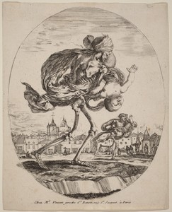 Death Carrying a Child to the Right