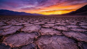 Death Valley Salt Flats Sunset