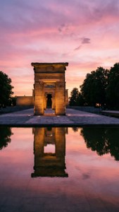 Debod Temple Sunset