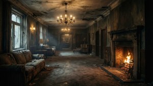 Decaying Hotel Lobby