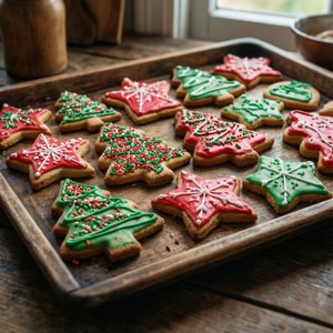 Decorated Christmas Cookies
