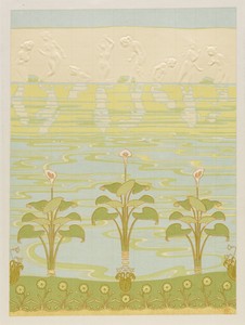 Decoration in Enameled Tiles for Bathroom