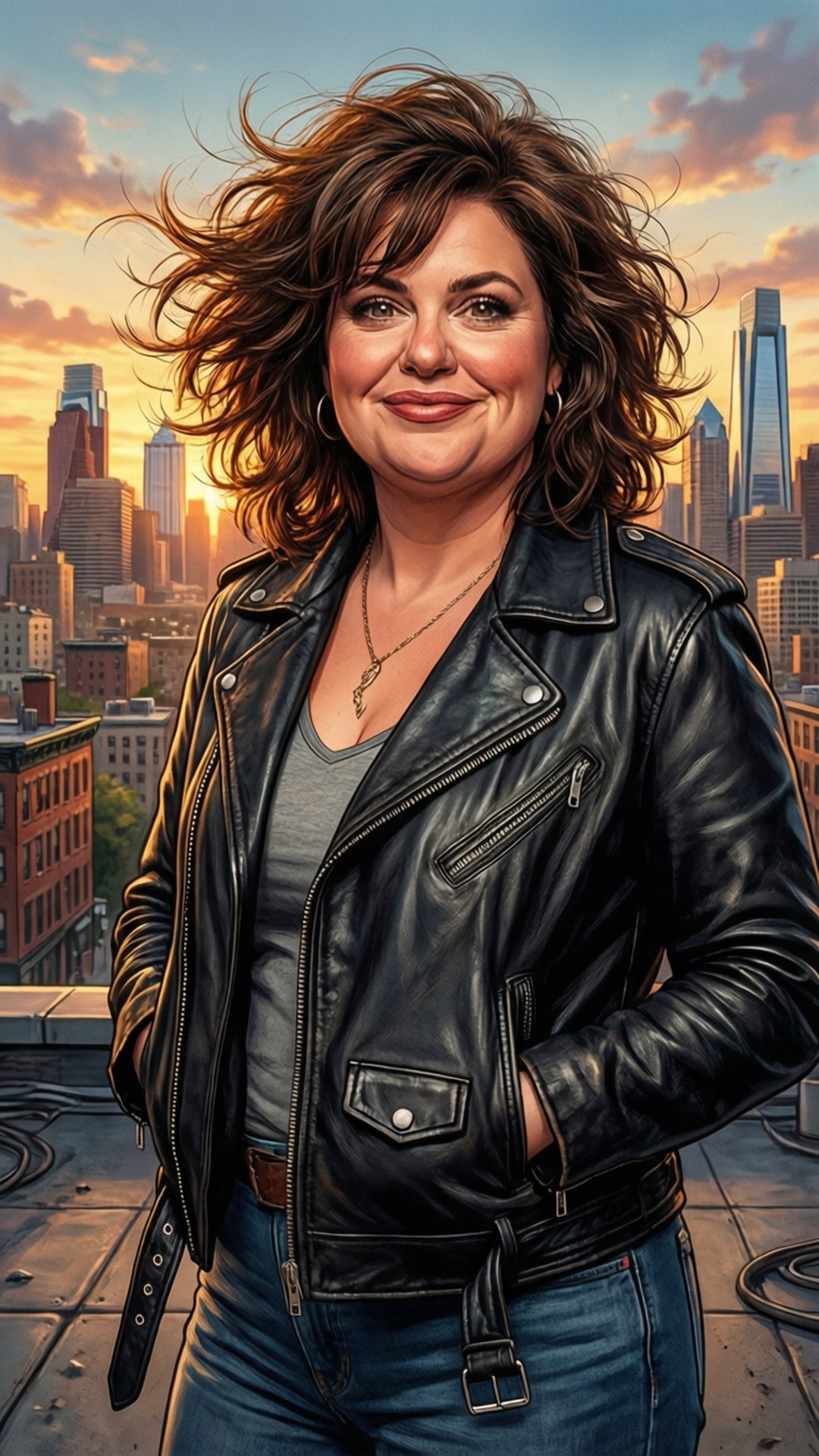 Dee on the Rooftop by Wallpapers.art Studio