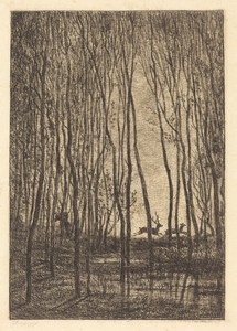 Deer in the Woods (Les Cerfs sous bois)