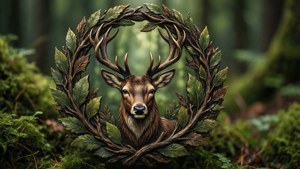 Deer Nature Cameo