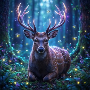 Deer Therian Firefly Glade