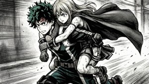 Deku and Eri Escape
