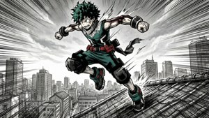 Deku Rooftop Leap