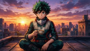 Deku Rooftop Serenity
