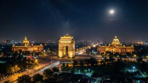 Delhi Skyline Night