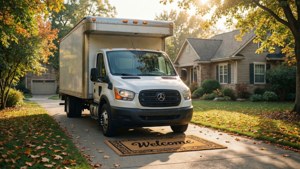 Delivery Truck Arrives